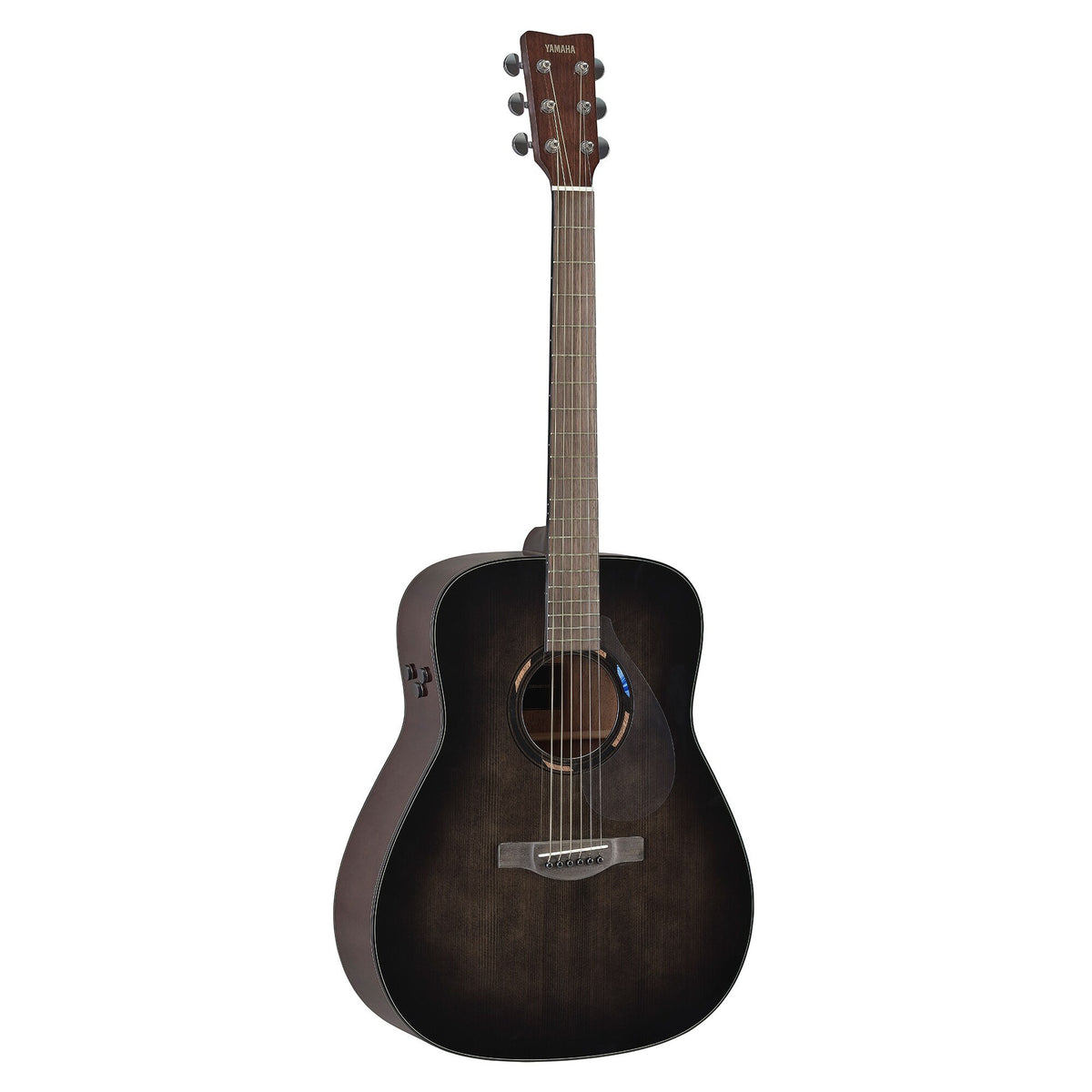 Đàn guitar acoustic điện Yamaha TAG1 E màu Translucent Black – góc nghiêng 3/4 toàn thân