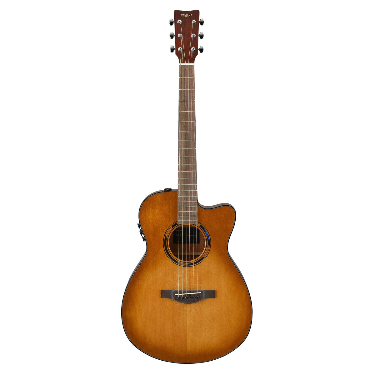 Đàn guitar acoustic điện Yamaha TAS1 C màu Sand Burst – mặt trước toàn thân