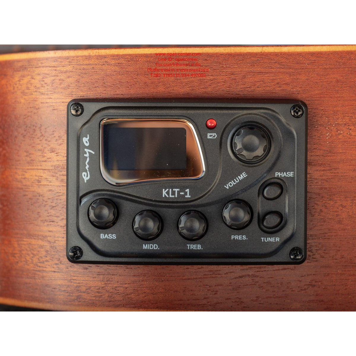 Đàn guitar acoustic Enya Amari 418C bản EQ KLT-1 – cận bộ EQ / pickup
