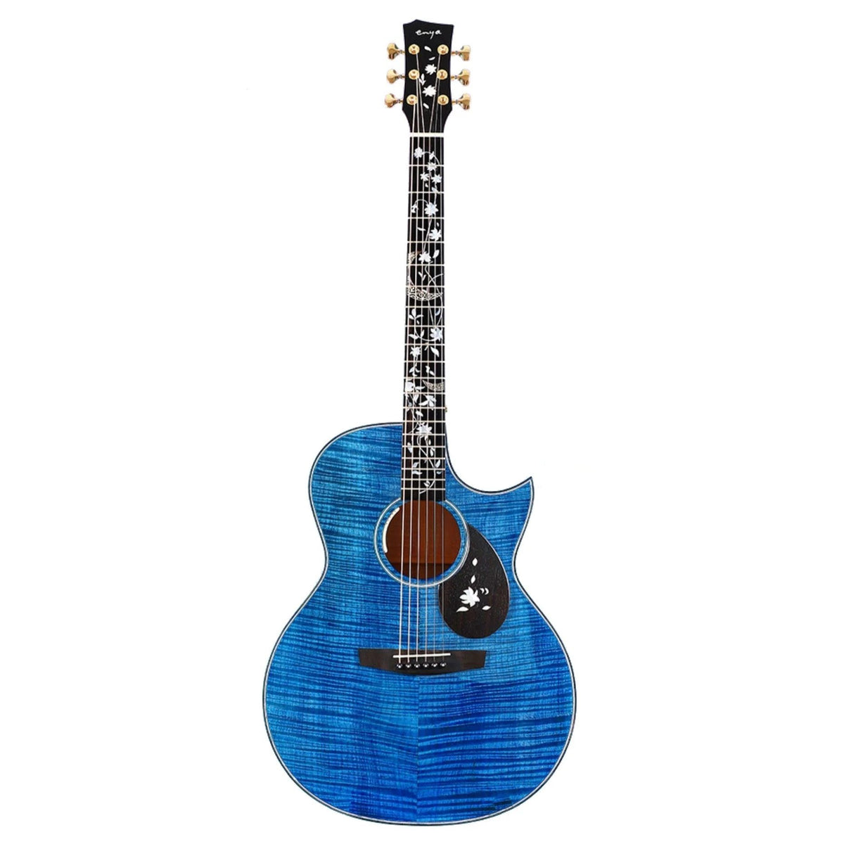 Đàn guitar acoustic Enya Flowers Ocean Limited bản 41 inch dáng AJ – mặt trước toàn thân