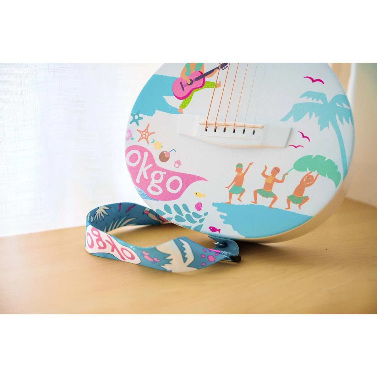 Đàn guitar acoustic Enya Nova Go Mini bản OK Go – Potato Kingdom – cận thùng đàn mặt trước