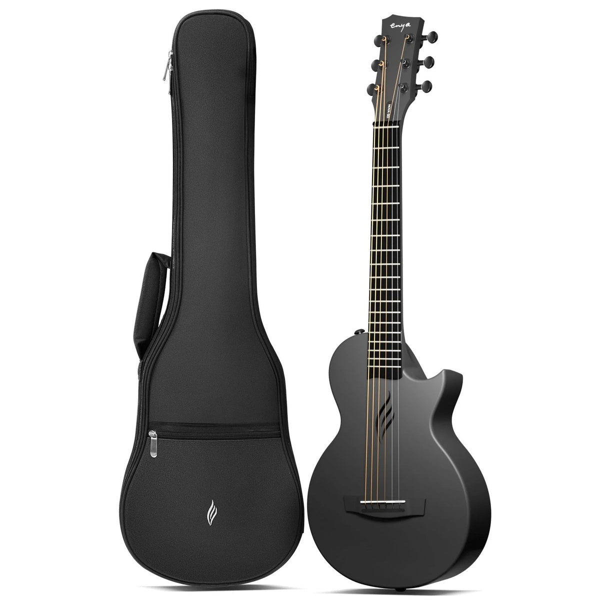 Đàn guitar acoustic Enya Nova Go Mini màu Black – bao đàn đi kèm