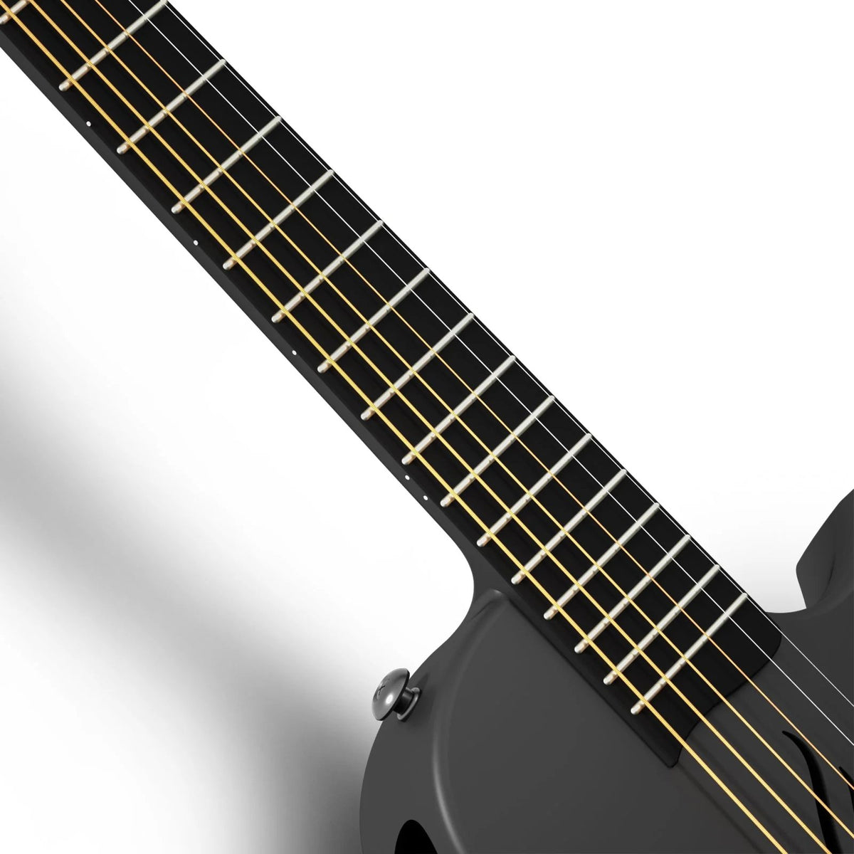 Đàn guitar acoustic Enya Nova Go Mini màu Black – cận cần đàn và mặt phím