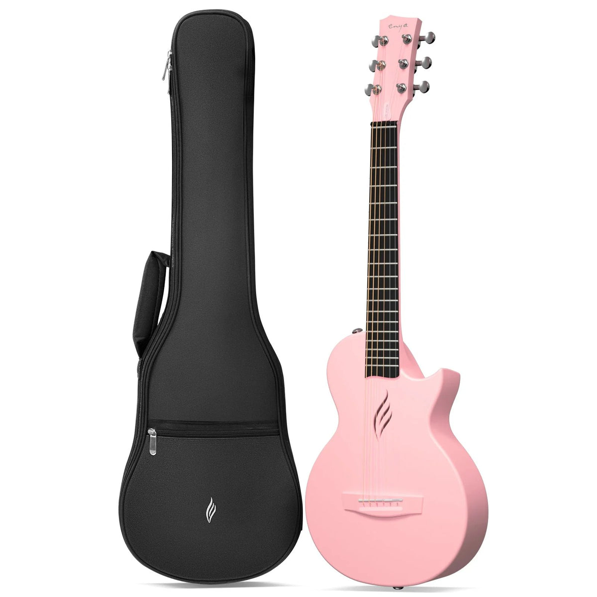 Đàn guitar acoustic Enya Nova Go Mini màu Pink – bao đàn đi kèm