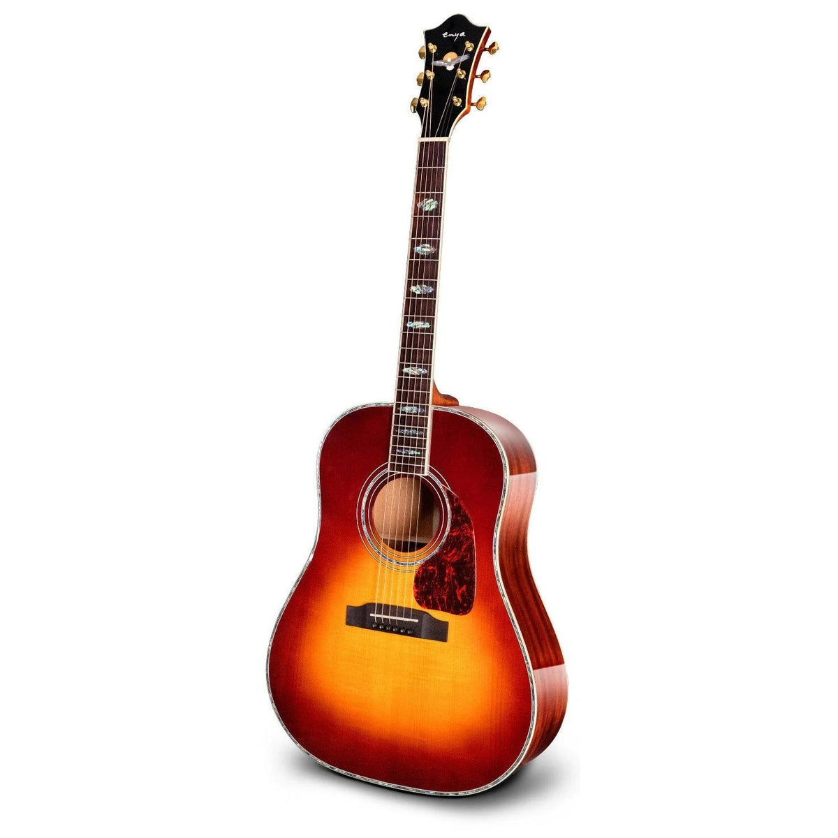 Đàn guitar acoustic Enya T05A – góc nghiêng 3/4 toàn thân