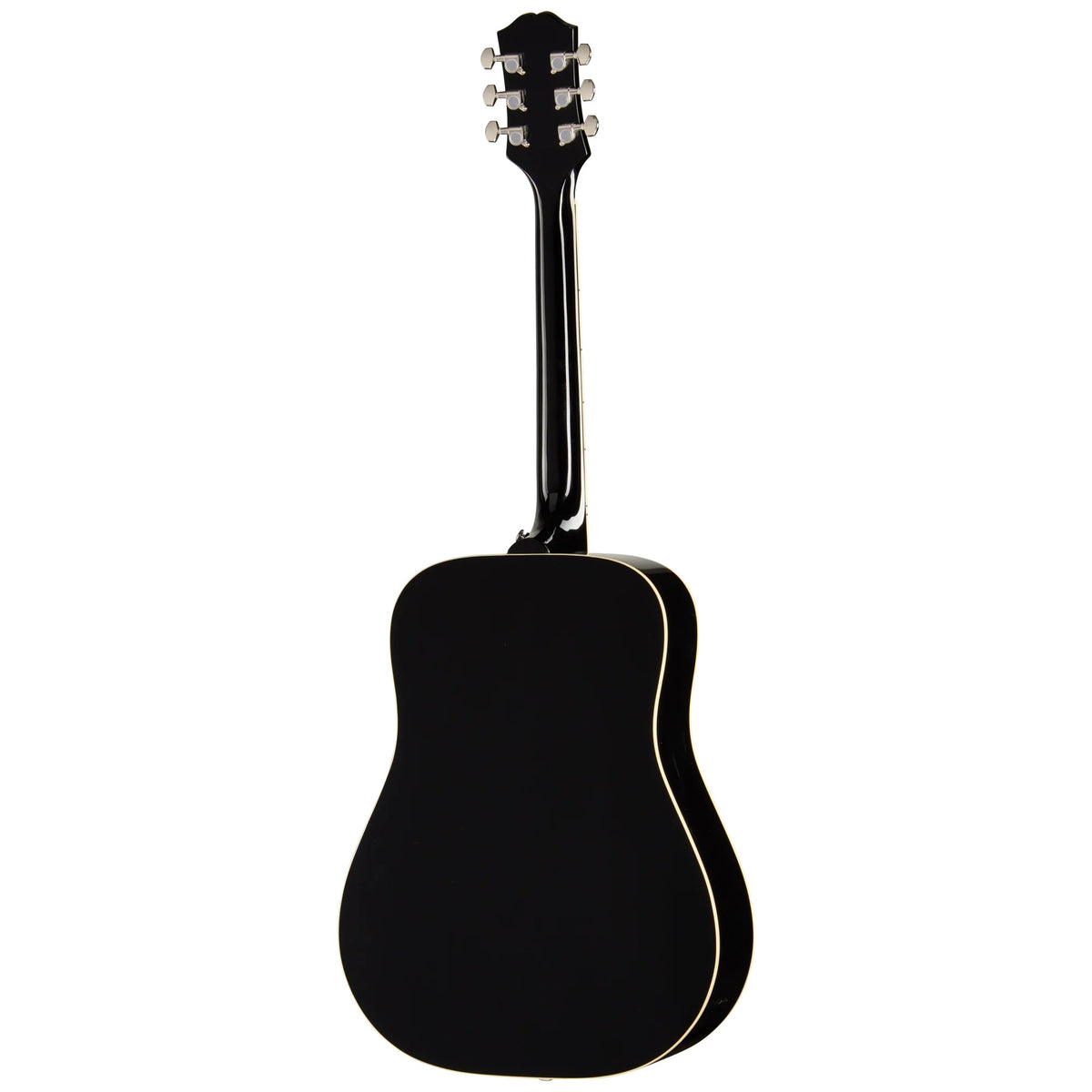 Đàn guitar acoustic Epiphone Hummingbird Tribute màu Ebony – mặt lưng toàn thân