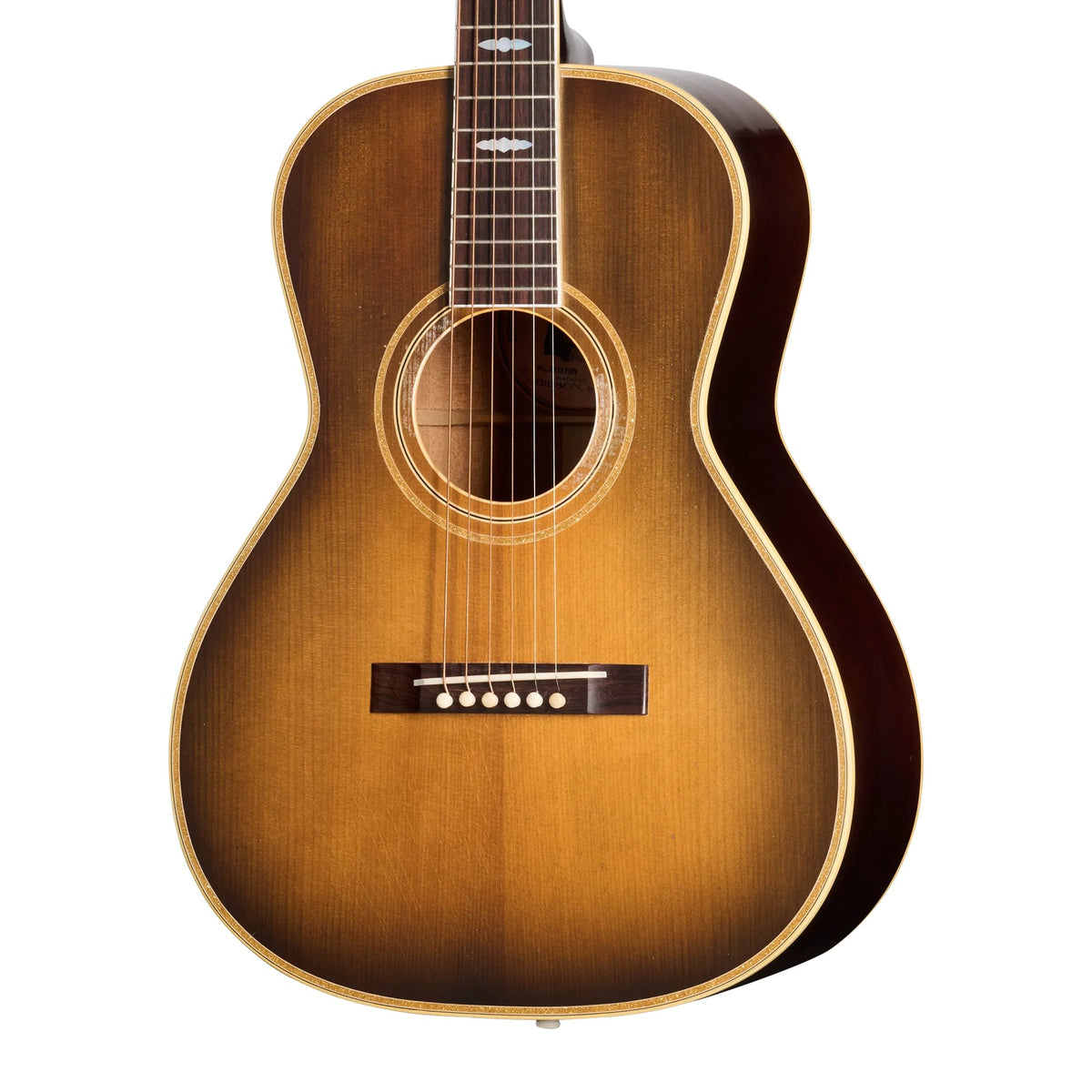 Đàn guitar acoustic Gibson 1929 Nick Lucas Special màu Light Aged Argentine Grey – cận thùng đàn mặt trước