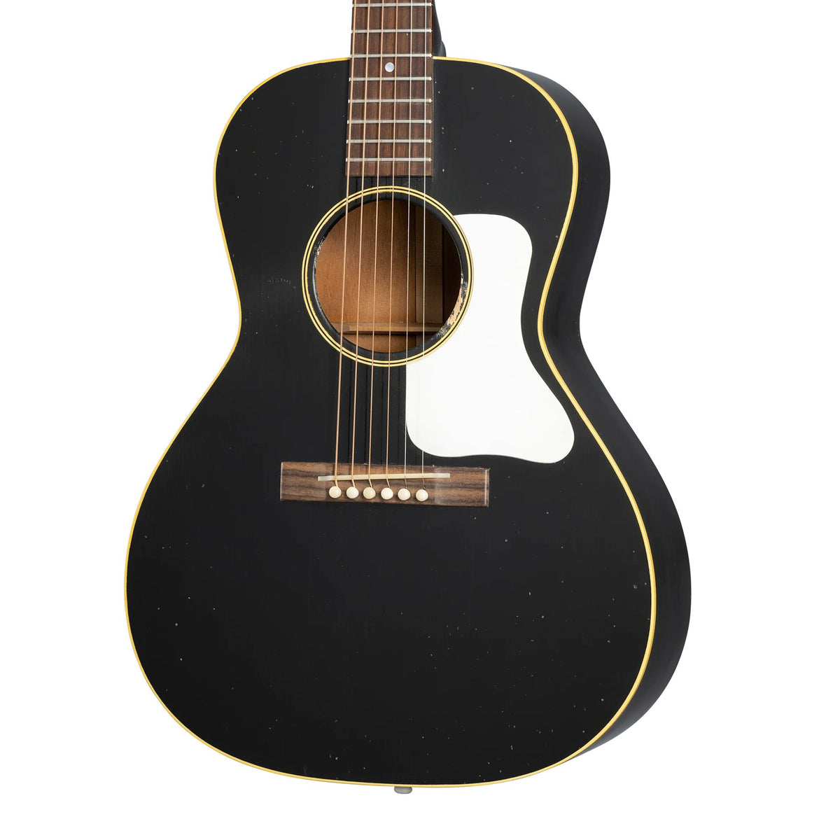 Đàn guitar acoustic Gibson 1933 L-00 màu Ebony Light Aged – cận thùng đàn mặt trước