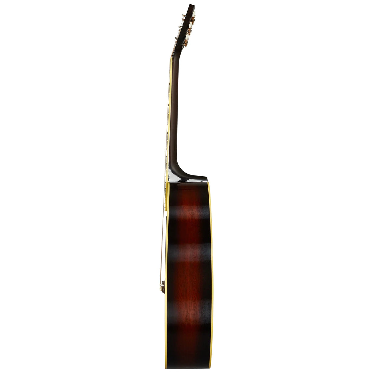 Đàn guitar acoustic Gibson 1934 Jumbo Reissue màu Vintage Sunburst – cận hông đàn