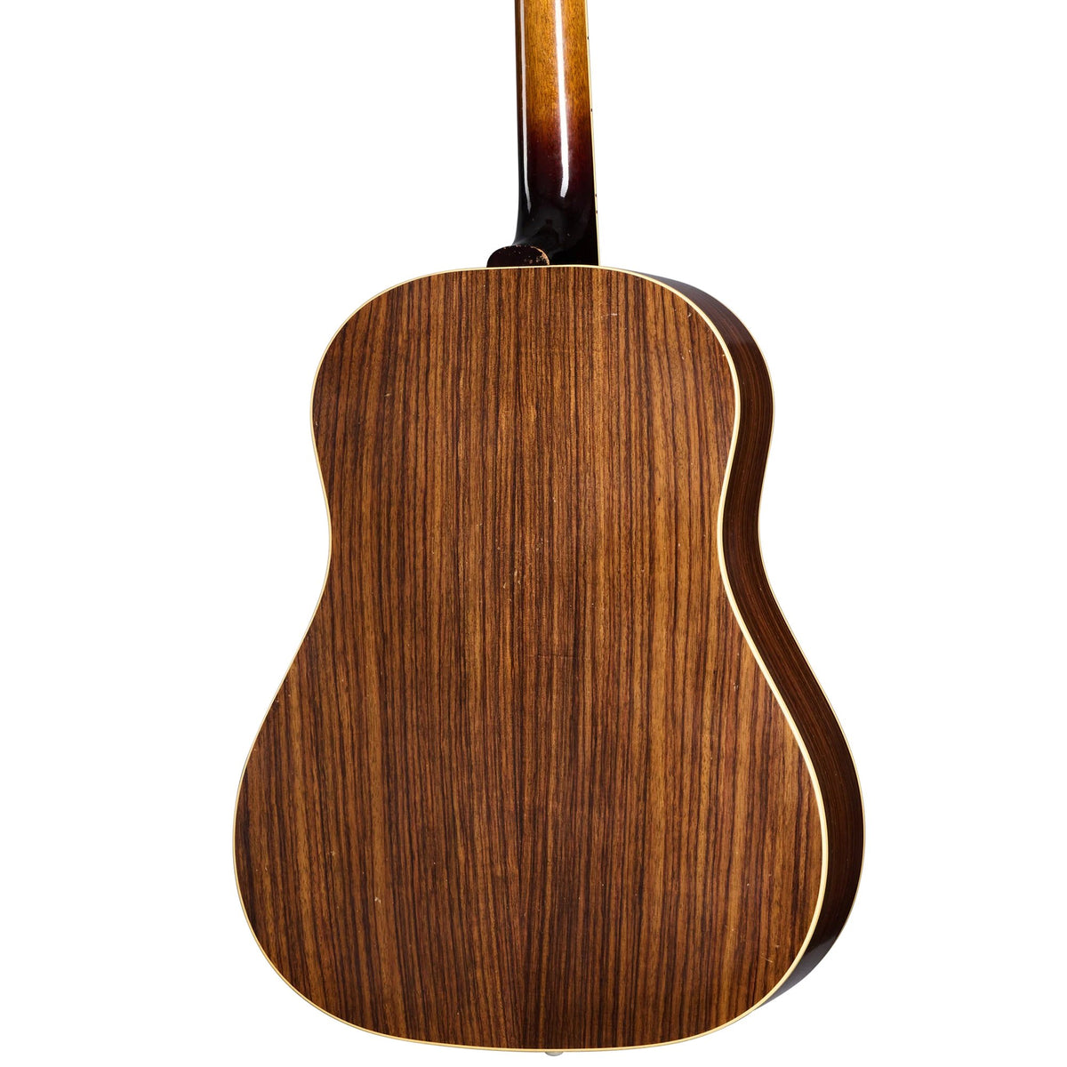 Đàn guitar acoustic Gibson 1936 Advanced Jumbo Reissue màu Heavy Aged Vintage Sunburst – cận vân gỗ mặt lưng