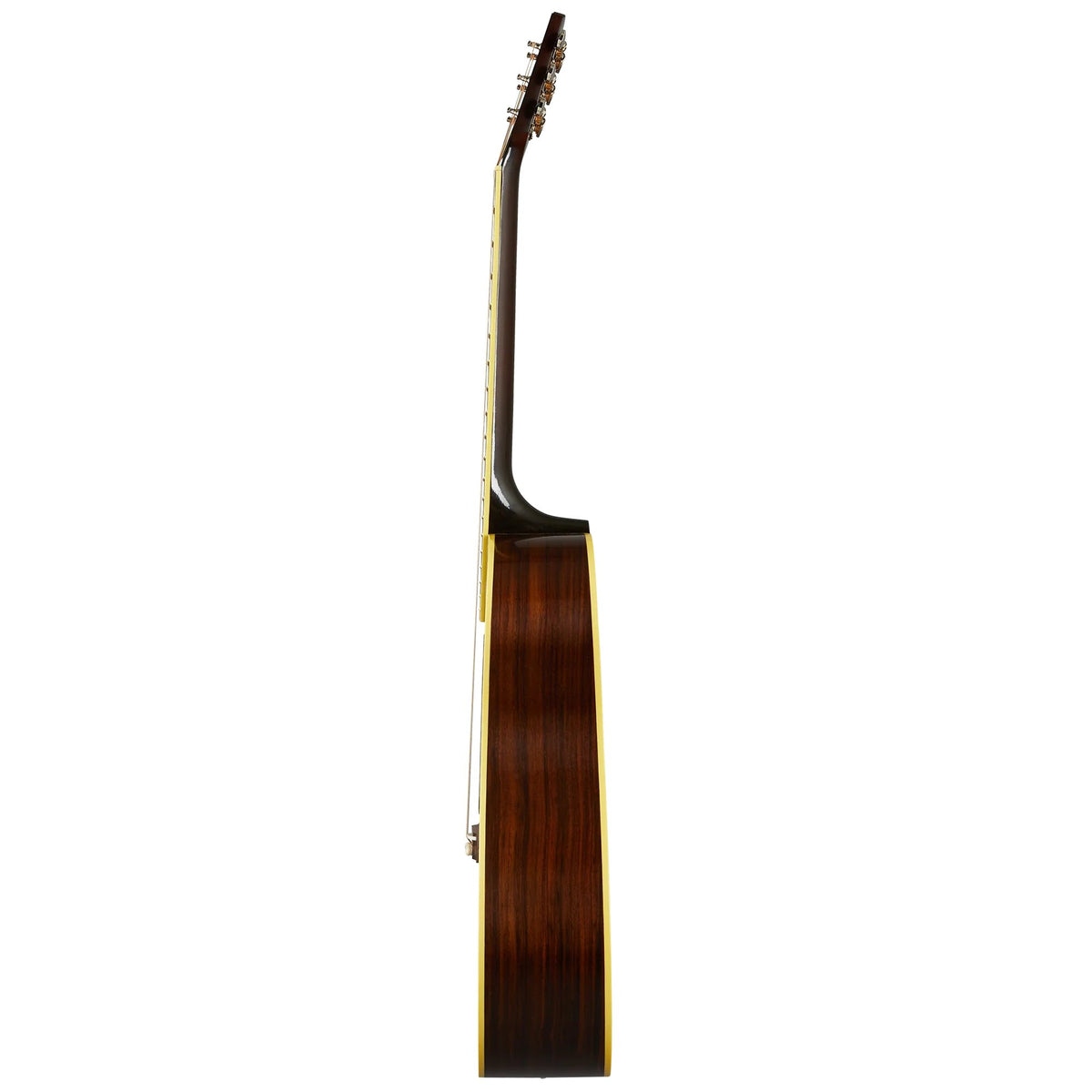 Đàn guitar acoustic Gibson 1936 Advanced Jumbo Reissue màu Vintage Sunburst – cận hông đàn