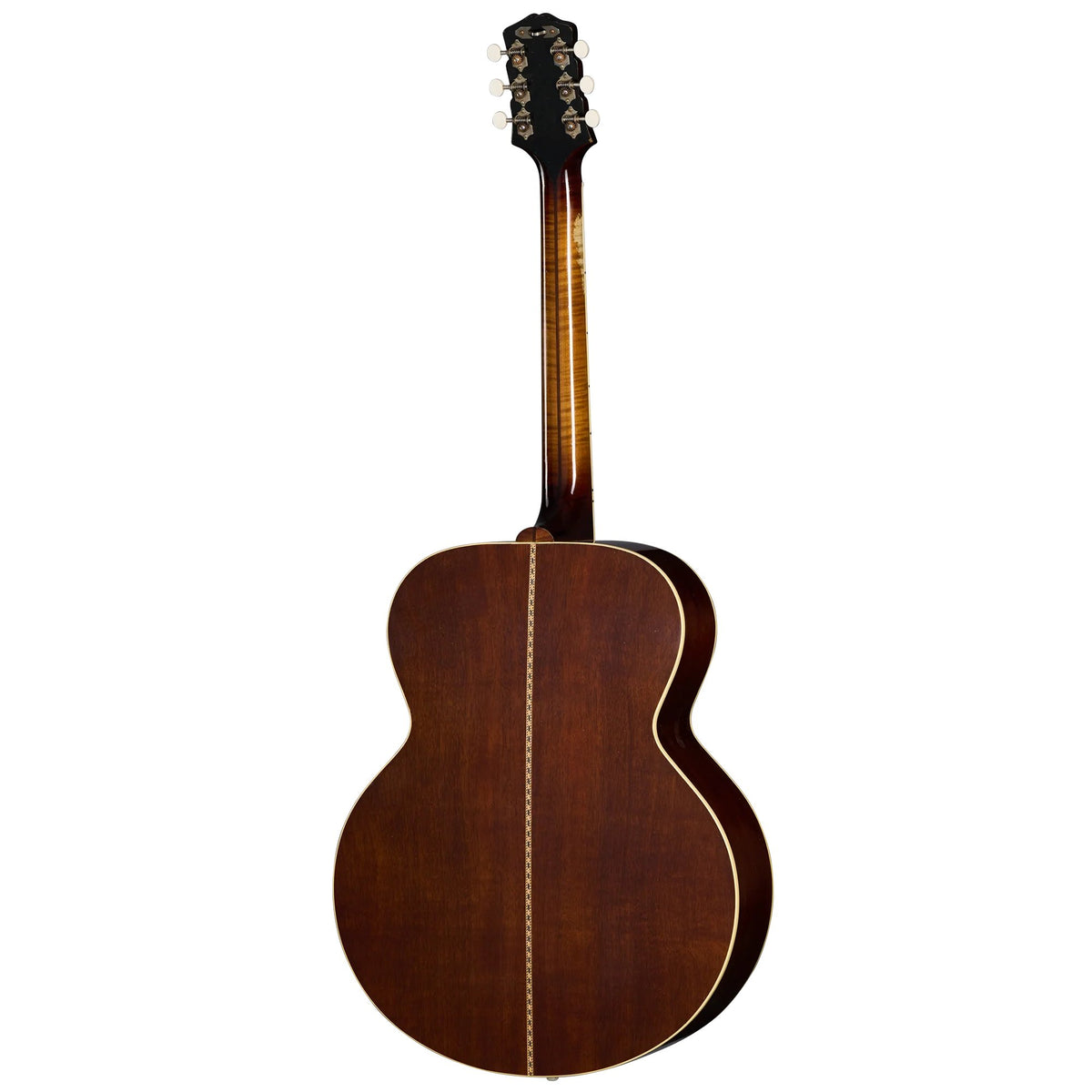 Đàn guitar acoustic Gibson 1939 SJ-100 màu Heavy Aged Faded Vintage Sunburst – mặt lưng toàn thân