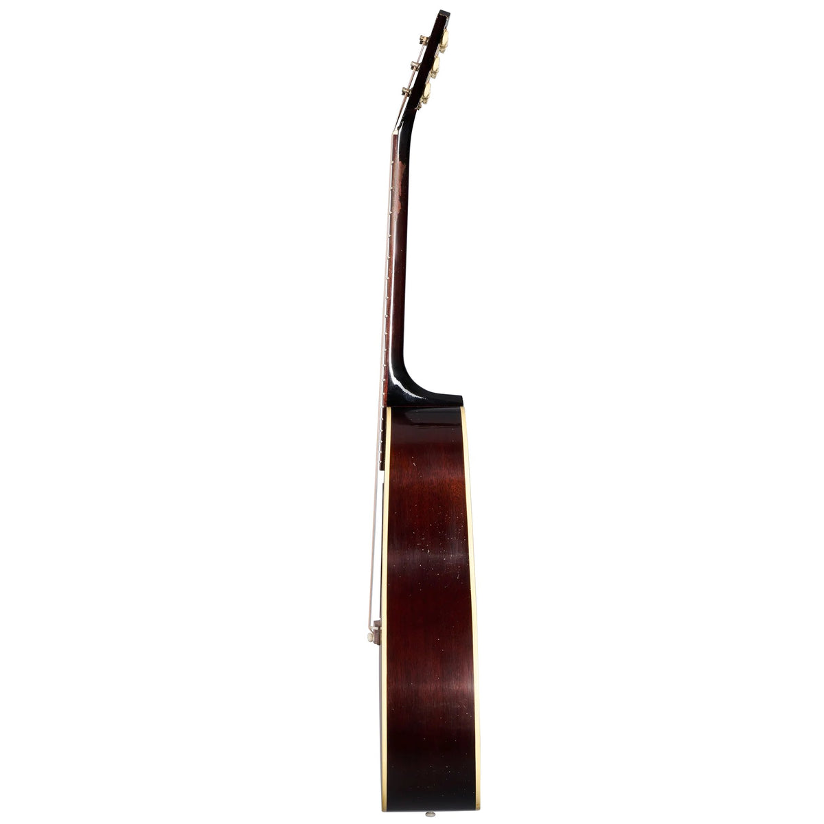 Đàn guitar acoustic Gibson 1942 Banner J-45 Reissue màu Heavy Aged Vintage Sunburst – cận hông đàn