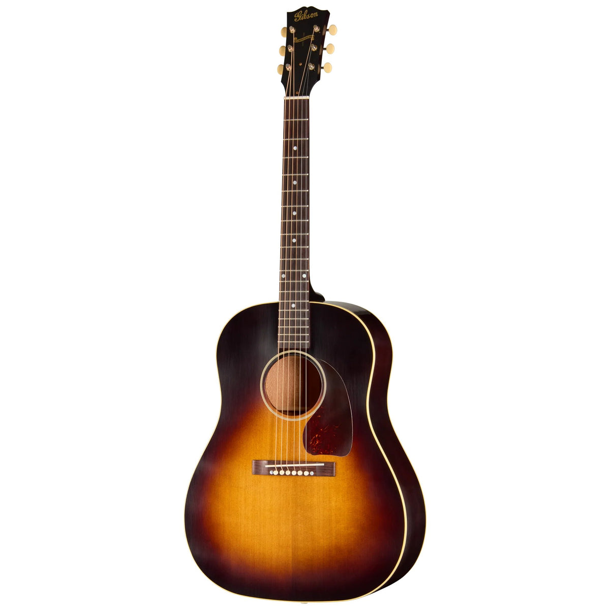 Đàn guitar acoustic Gibson 1942 Banner J-45 Reissue màu Ultra Light Aged Vintage Sunburst – mặt trước toàn thân