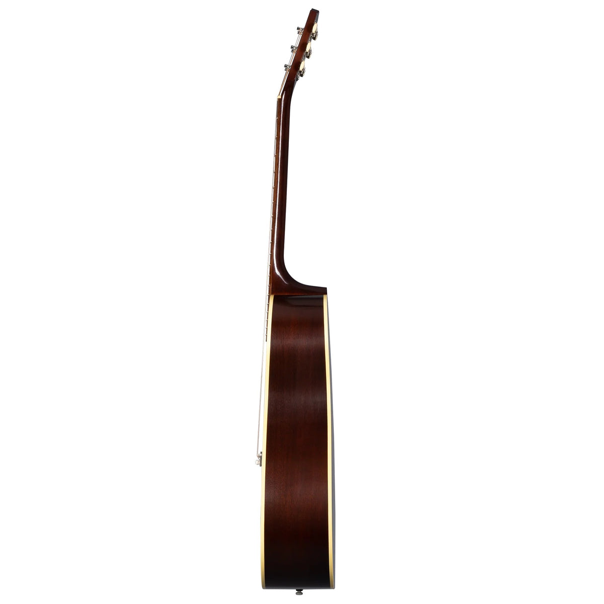 Đàn guitar acoustic Gibson 1942 Banner J-45 Reissue màu Vintage Sunburst – cận hông đàn