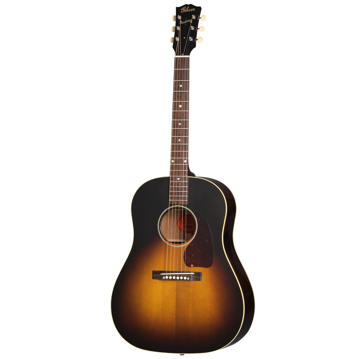 Đàn guitar acoustic Gibson 1942 Banner J-45 Reissue màu Vintage Sunburst – mặt trước toàn thân