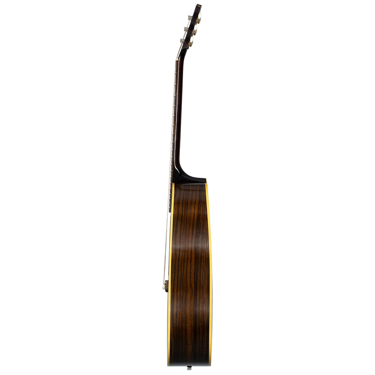 Đàn guitar acoustic Gibson 1942 Banner Southern Jumbo Reissue màu Light Aged Vintage Sunburst – cận hông đàn