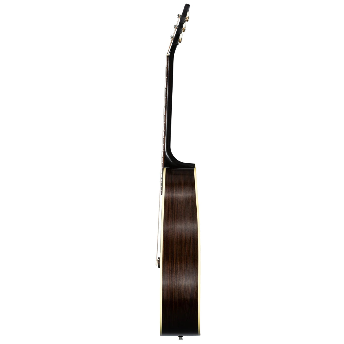 Đàn guitar acoustic Gibson 1942 Banner Southern Jumbo Reissue màu Vintage Sunburst – cận hông đàn