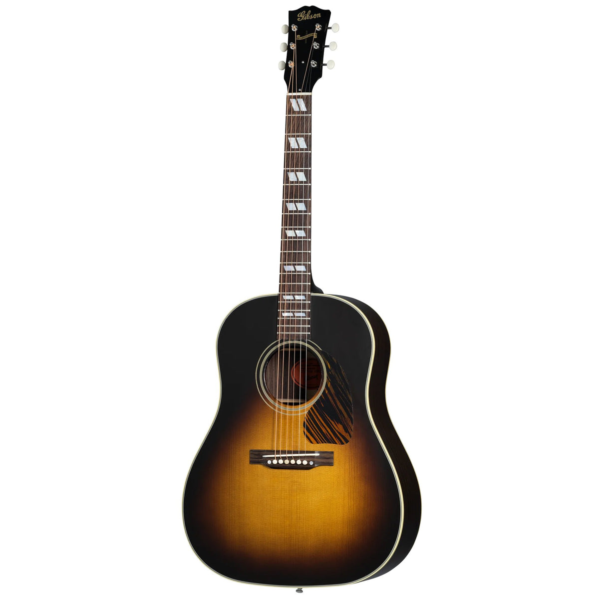 Đàn guitar acoustic Gibson 1942 Banner Southern Jumbo Reissue màu Vintage Sunburst – mặt trước toàn thân