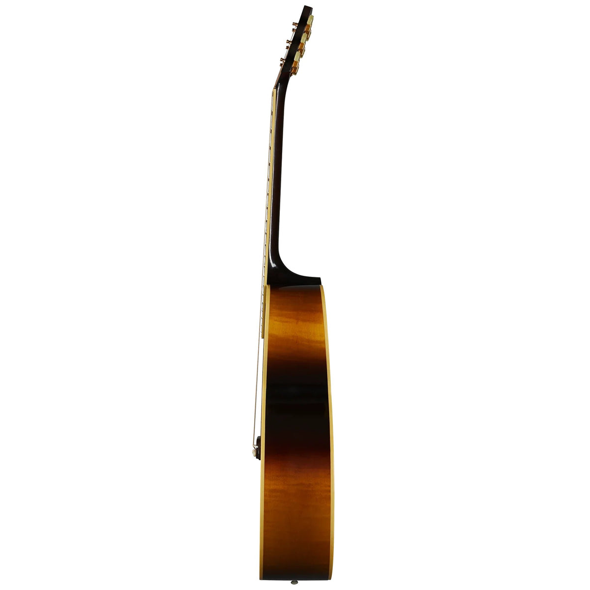 Đàn guitar acoustic Gibson 1952 J-185 Reissue màu Vintage Sunburst – cận hông đàn