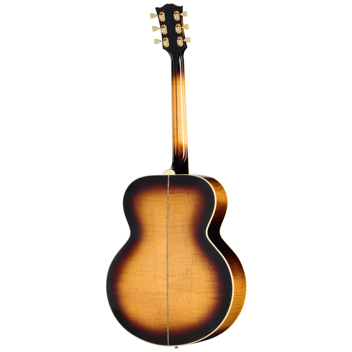 Đàn guitar acoustic Gibson 1957 SJ-200 màu Light Aged Vintage Sunburst – mặt lưng toàn thân