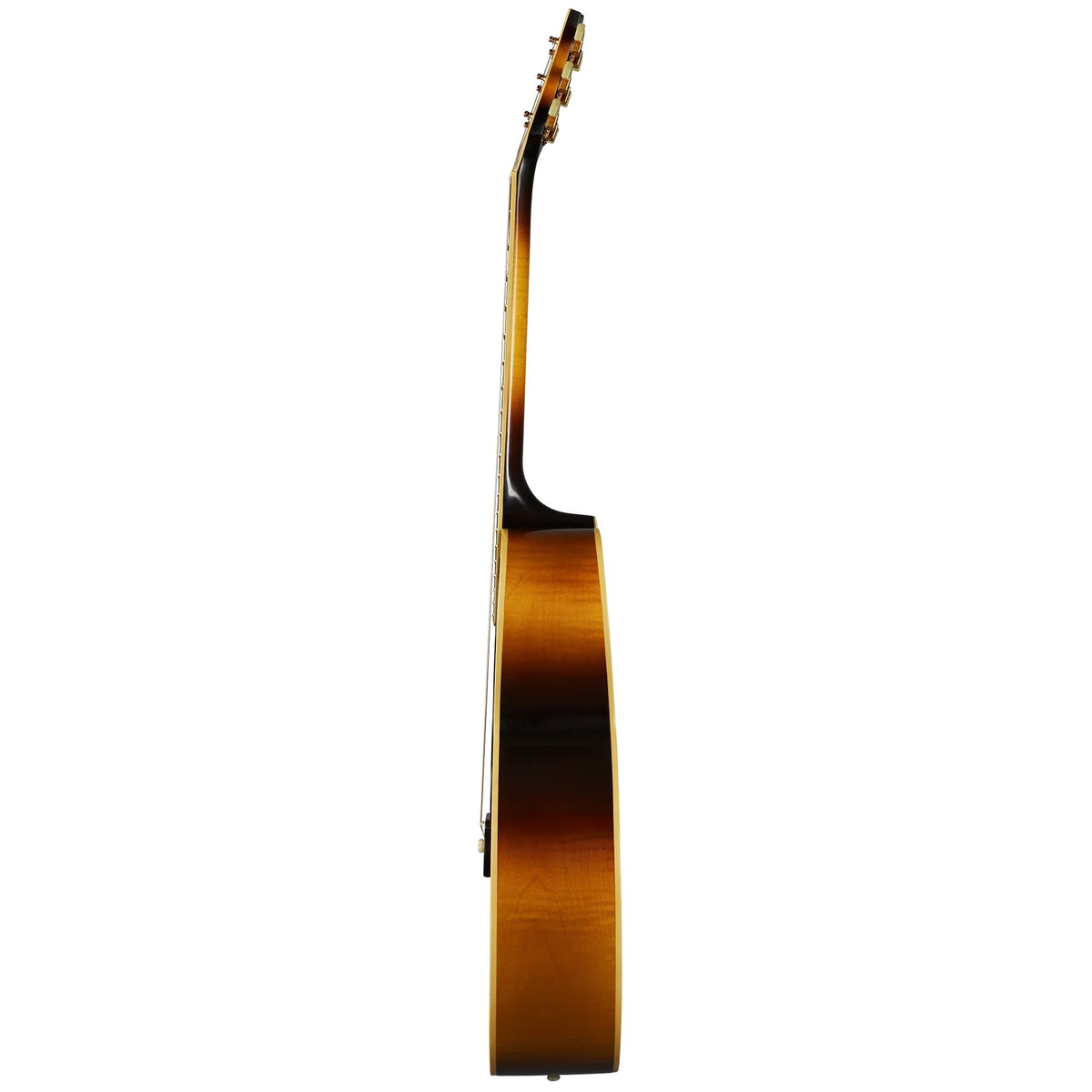 Đàn guitar acoustic Gibson 1957 SJ-200 màu Vintage Sunburst – cận hông đàn