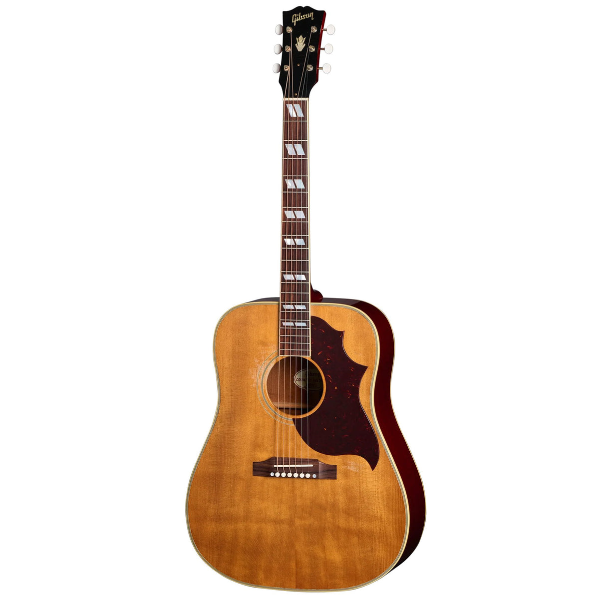 Đàn guitar acoustic Gibson 1963 Country Western màu Heavy Aged Smoked Natural – mặt trước toàn thân