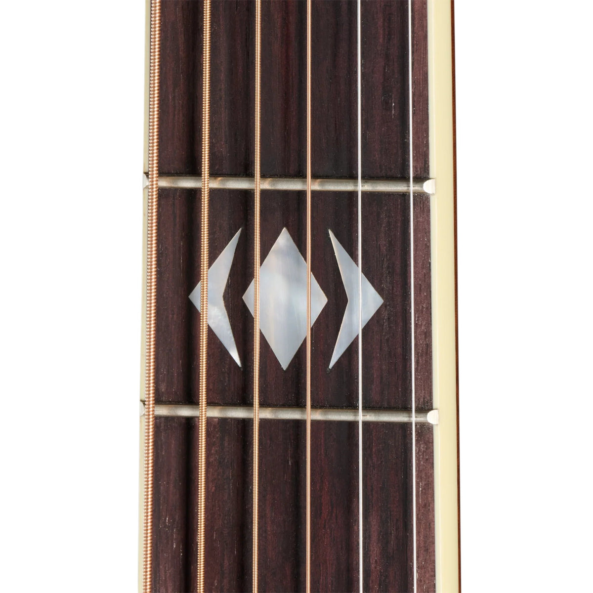 Đàn guitar acoustic Gibson Advanced Jumbo Anniversary Limited Edition màu Cremona Burst – cận inlay trên mặt phím