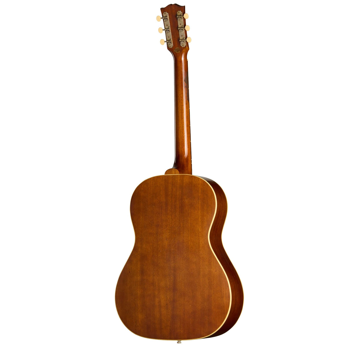 Đàn guitar acoustic Gibson Custom 1942 Banner LG-2 màu Heavy Aged Dark Tobacco Burst – mặt lưng toàn thân
