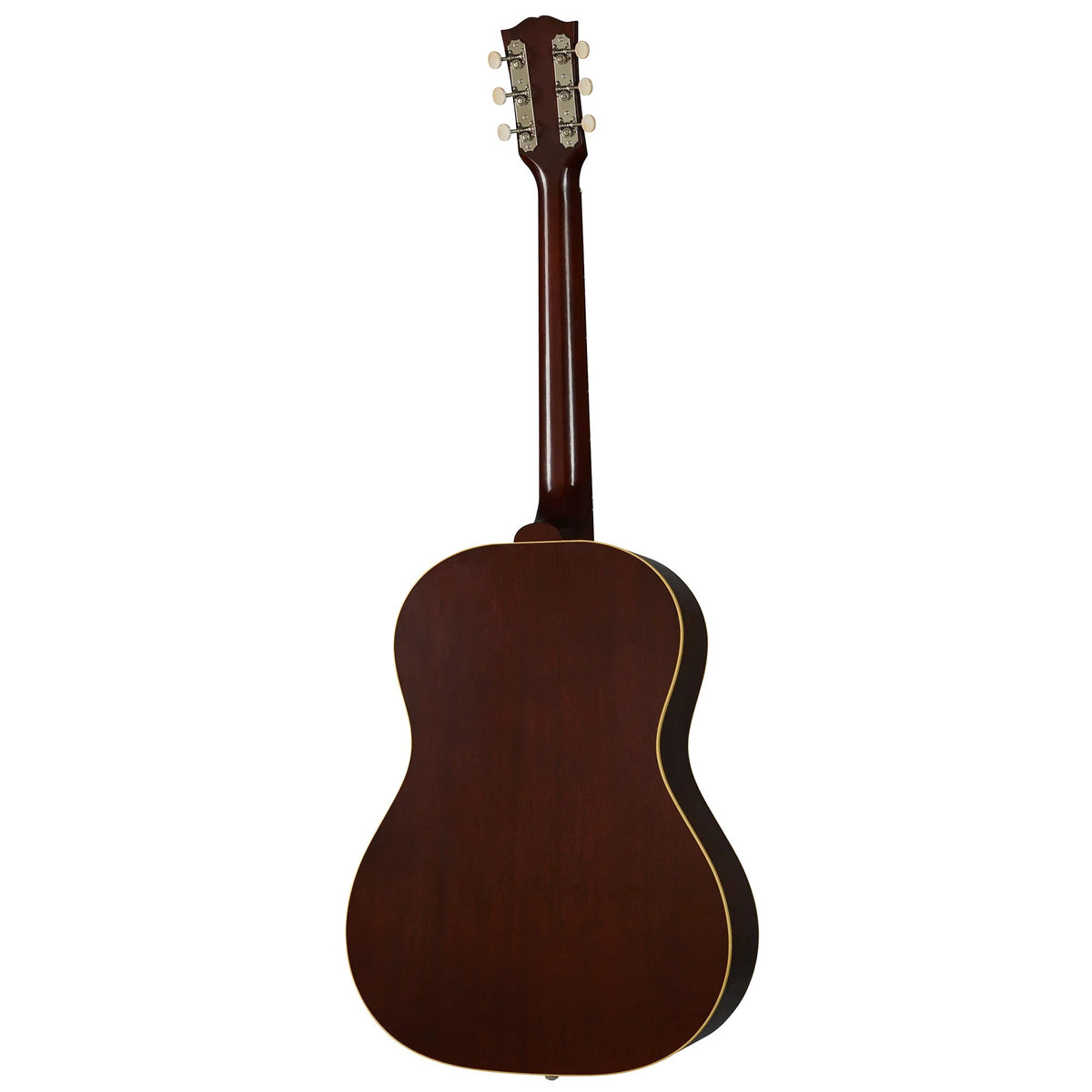 Đàn guitar acoustic Gibson Custom 1942 Banner LG-2 màu Vintage Sunburst – mặt lưng toàn thân