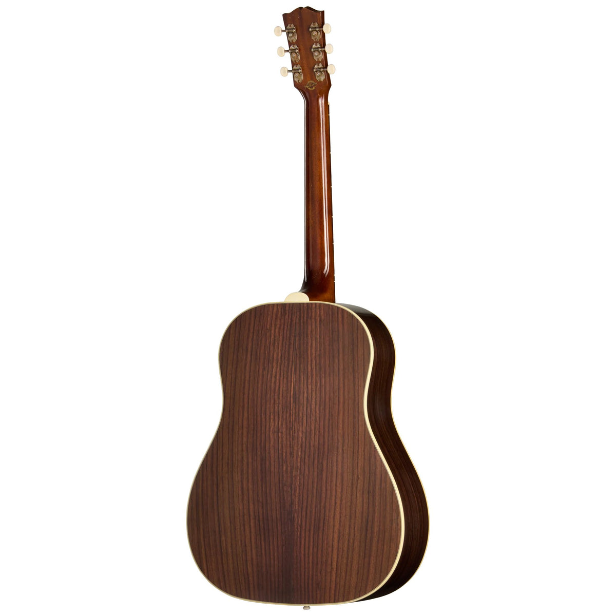Đàn guitar acoustic Gibson Custom 1942 Banner Southern Jumbo Ebony Top màu Light Aged Ebony Top – mặt lưng toàn thân