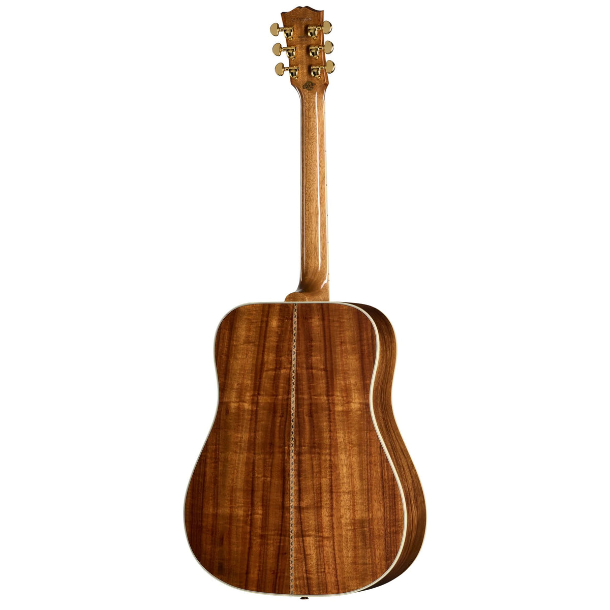 Đàn guitar acoustic Gibson Custom Hummingbird Elegant Koa màu Honey Burst – mặt lưng toàn thân