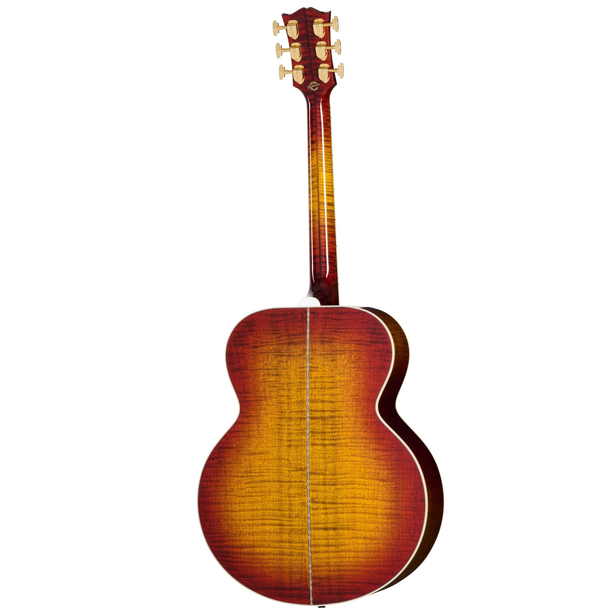 Đàn guitar acoustic Gibson Custom SJ-200 5A Maple màu Wildfire Burst – mặt lưng toàn thân