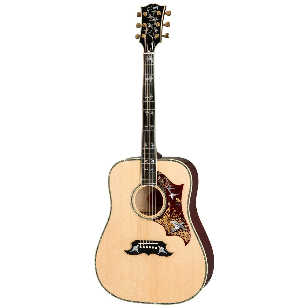 Đàn guitar acoustic Gibson Doves In Flight màu Antique Natural – mặt trước toàn thân