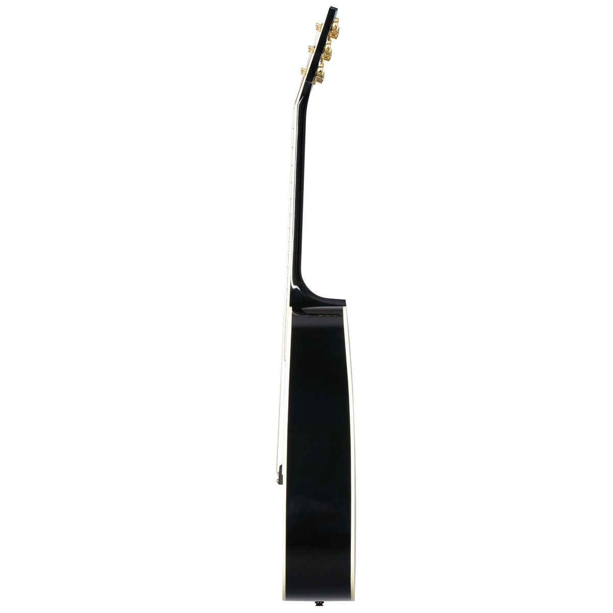 Đàn guitar acoustic Gibson Hummingbird Custom màu Ebony – cận hông đàn