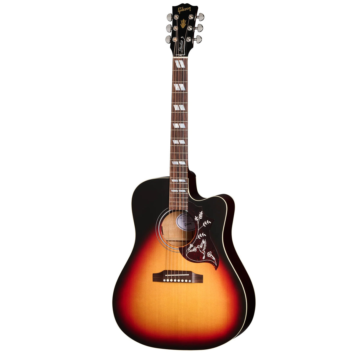 Đàn guitar acoustic Gibson Hummingbird Studio EC màu Tri-Burst Satin – mặt trước toàn thân