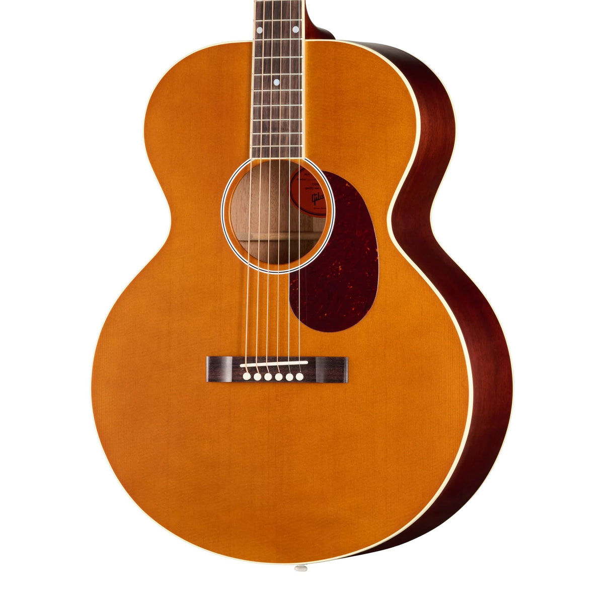 Đàn guitar acoustic Gibson J-185 Century 12-Fret màu Vintage Amber – cận thùng đàn mặt trước