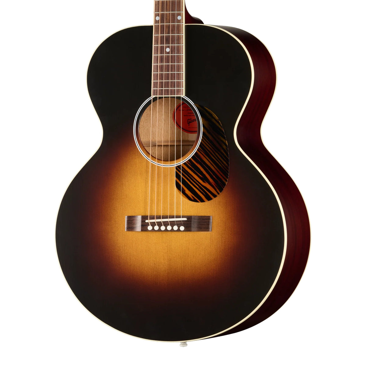 Đàn guitar acoustic Gibson J-185 Century 12-Fret màu Vintage Sunburst – cận thùng đàn mặt trước