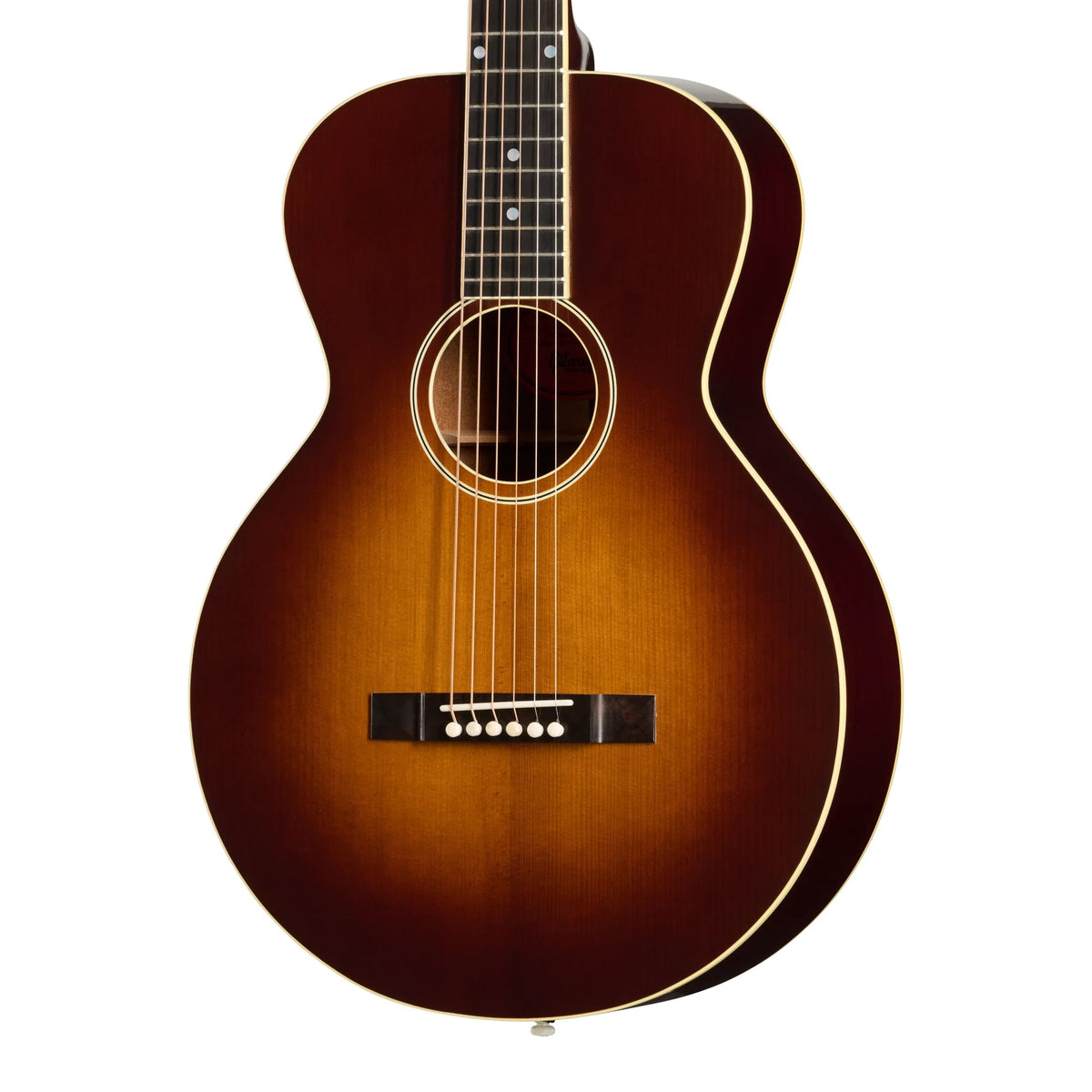Đàn guitar acoustic Gibson L-1 Anniversary Limited Edition màu Cremona Burst – thùng đàn chụp nghiêng