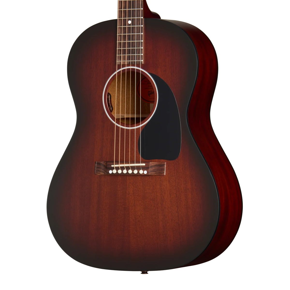 Đàn guitar acoustic Gibson LG-2 All Mahogany Faded màu Vintage Sunburst – cận thùng đàn mặt trước