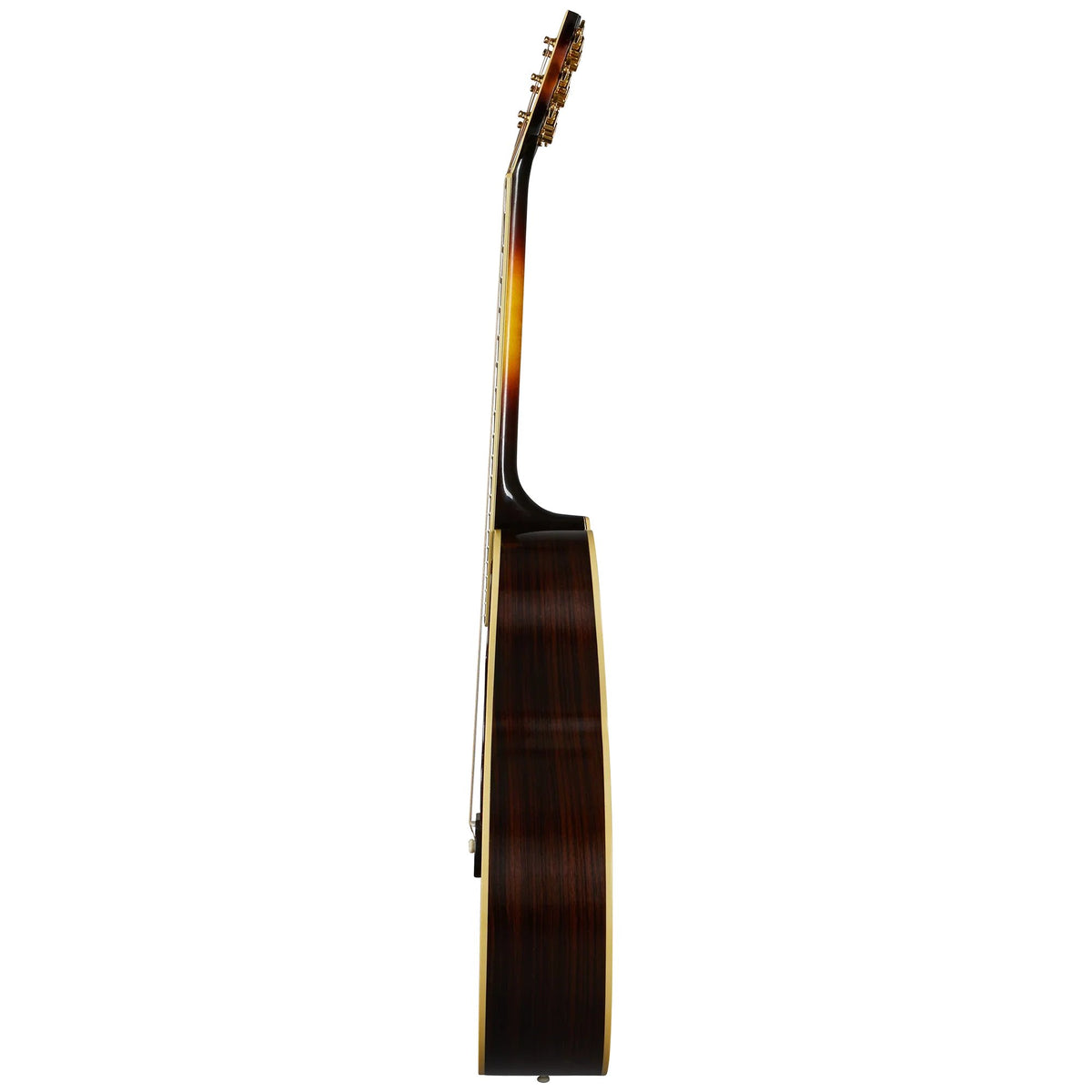 Đàn guitar acoustic Gibson Pre-War SJ-200 Rosewood màu Vintage Sunburst – cận hông đàn