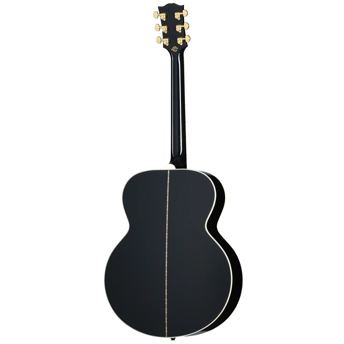Đàn guitar acoustic Gibson SJ-200 Custom màu Ebony – mặt lưng toàn thân