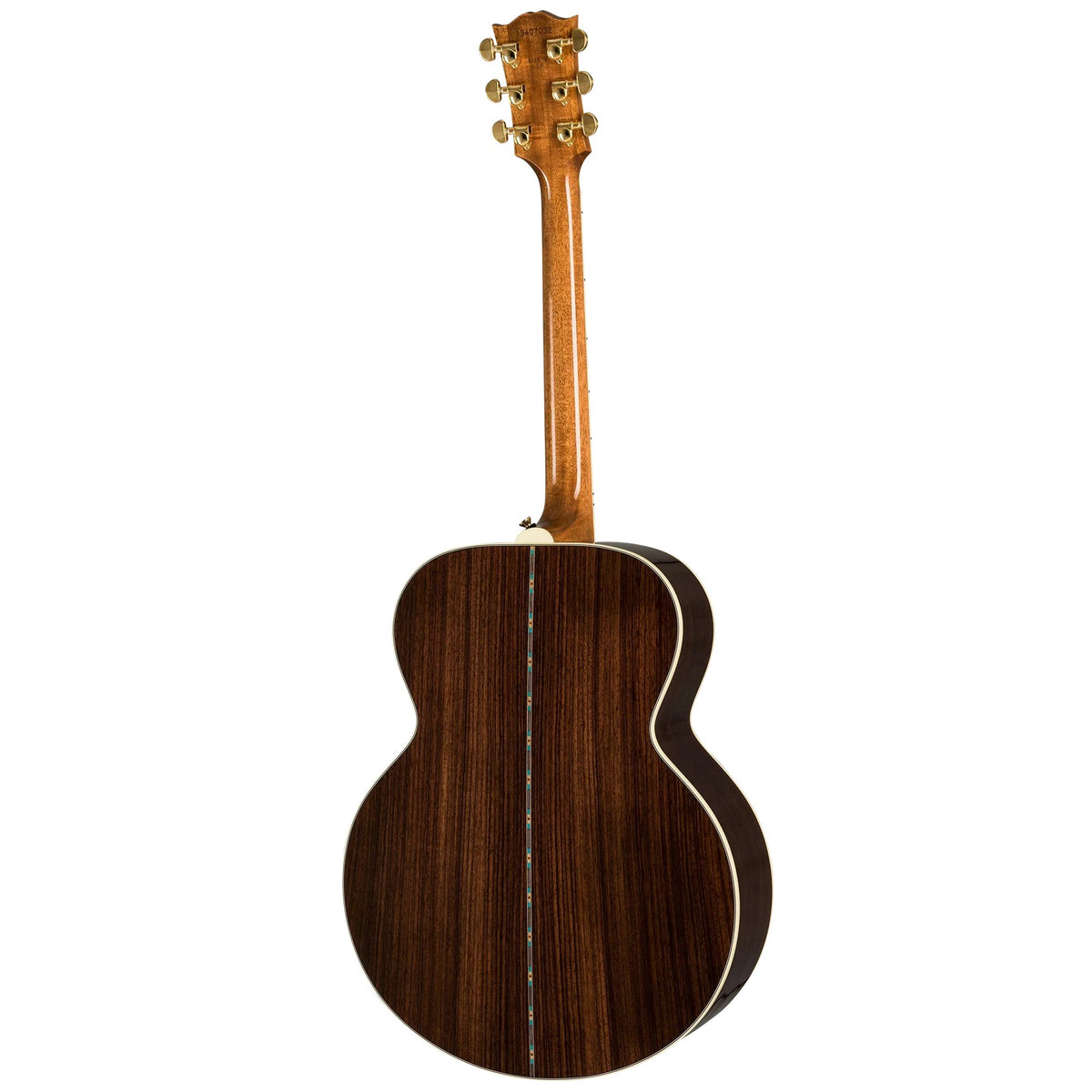 Đàn guitar acoustic Gibson SJ-200 Deluxe Rosewood màu Rosewood Burst – mặt lưng toàn thân