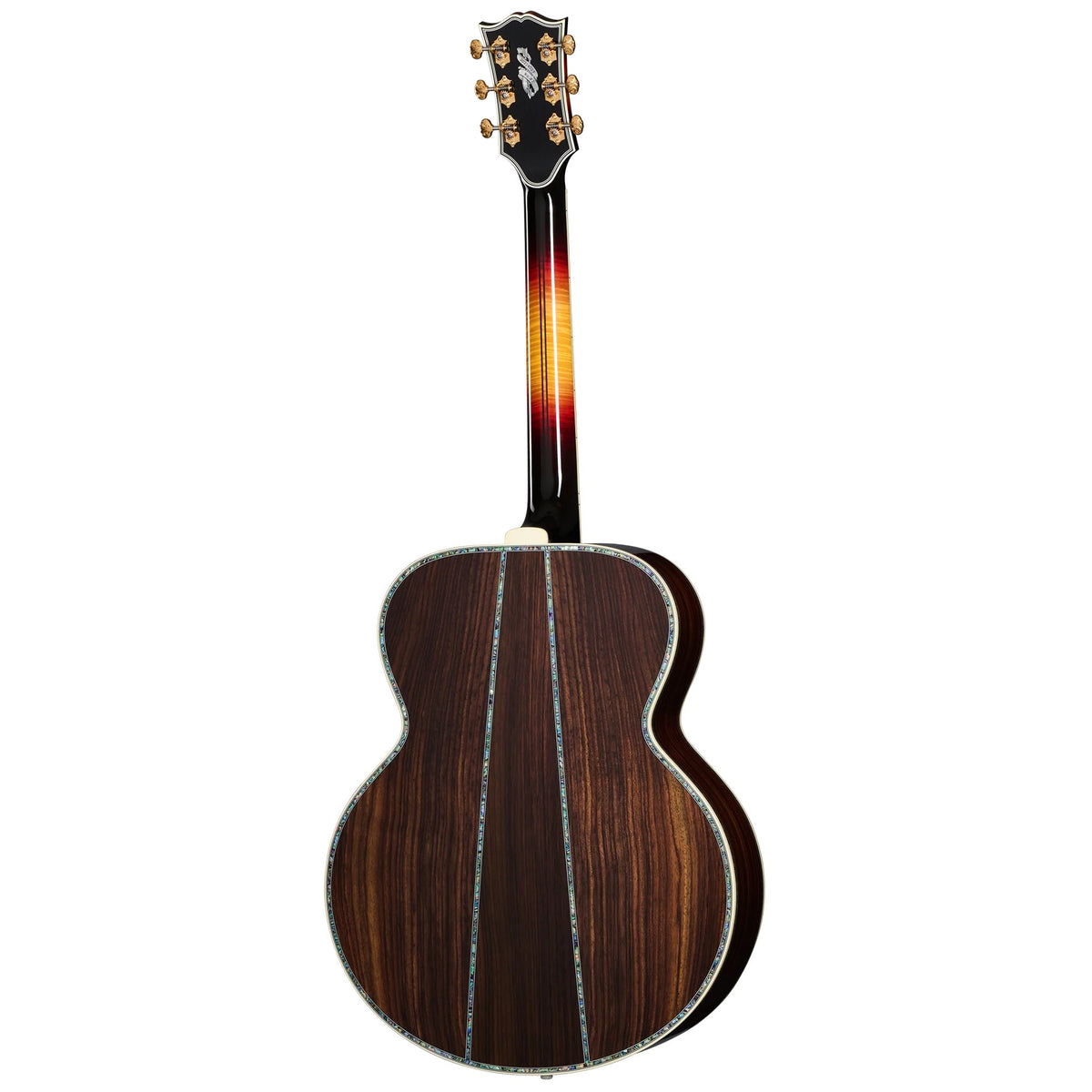 Đàn guitar acoustic Gibson SJ-200 Monarch Rosewood màu Tri-Burst – mặt lưng toàn thân
