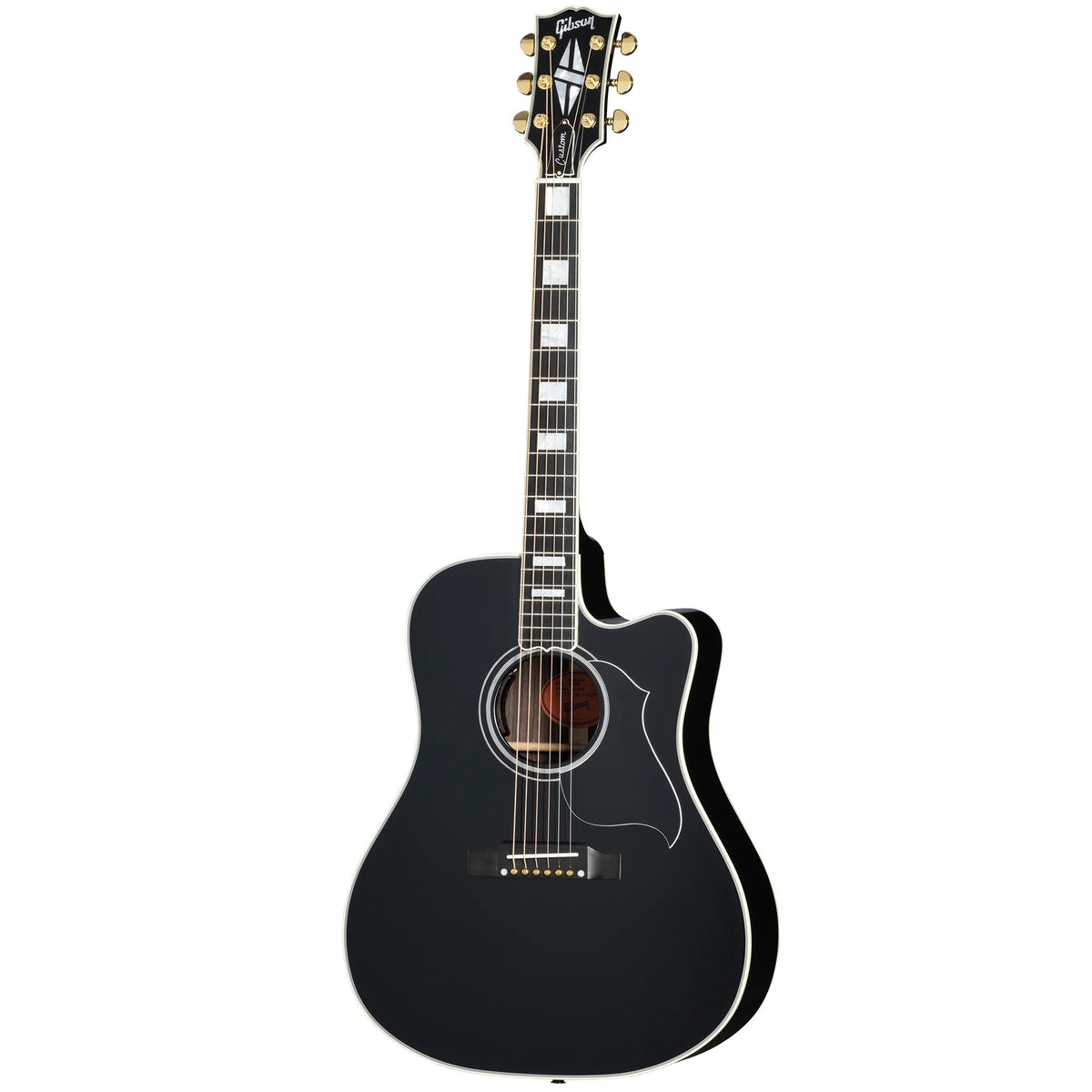 Đàn guitar acoustic Gibson Songwriter EC Custom màu Ebony – mặt trước toàn thân