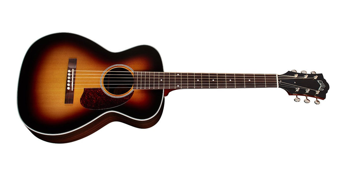Đàn guitar acoustic Guild M-50 Standard màu Antique Burst – mặt trước toàn thân (góc 2)