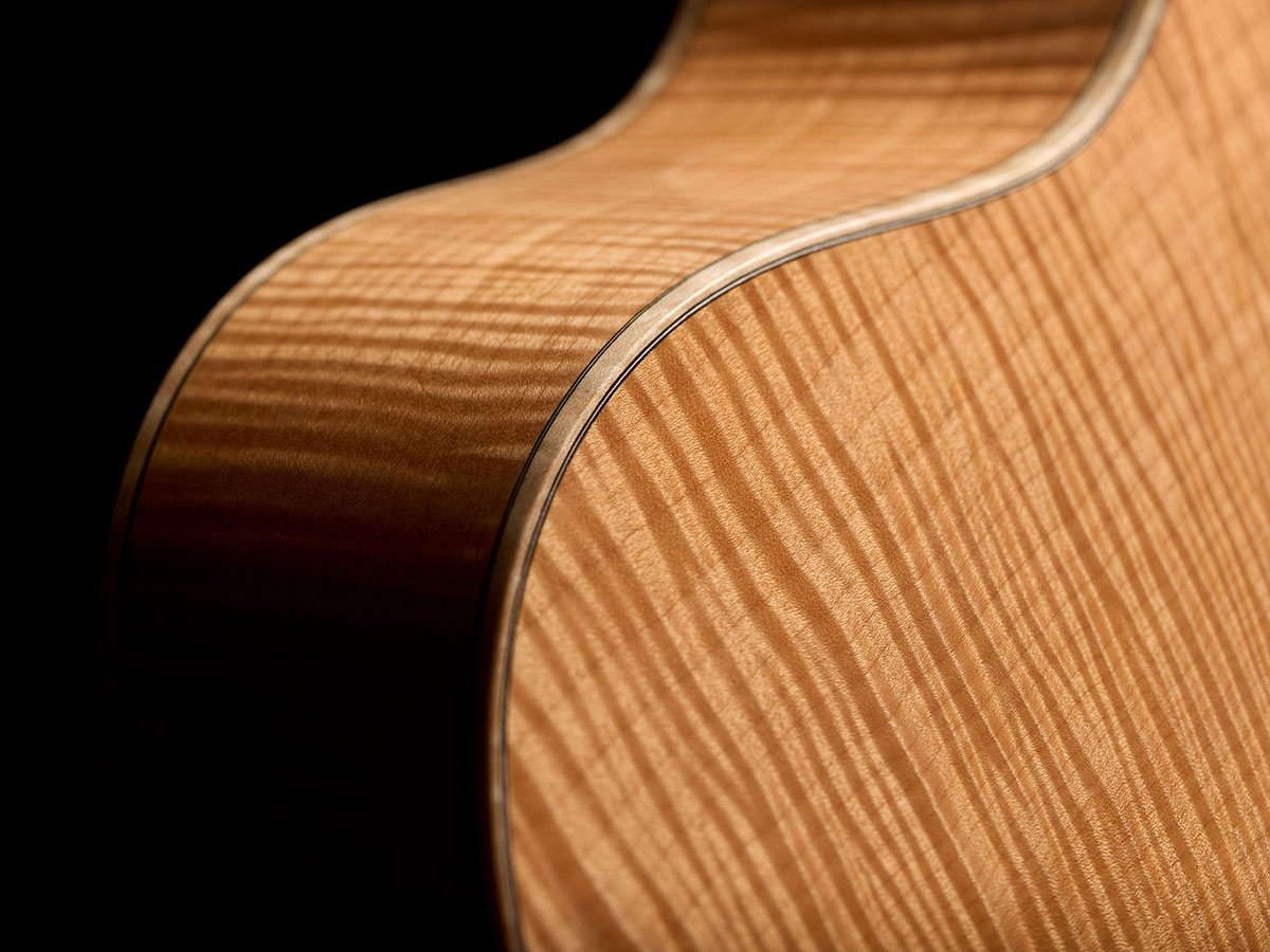Đàn guitar acoustic Guild VR1 F-40 Au Naturel màu Natural – cận hông đàn