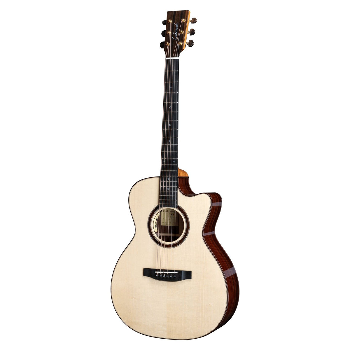 Đàn guitar acoustic Lakewood M-32 CP Deluxe màu Natural – mặt trước toàn thân