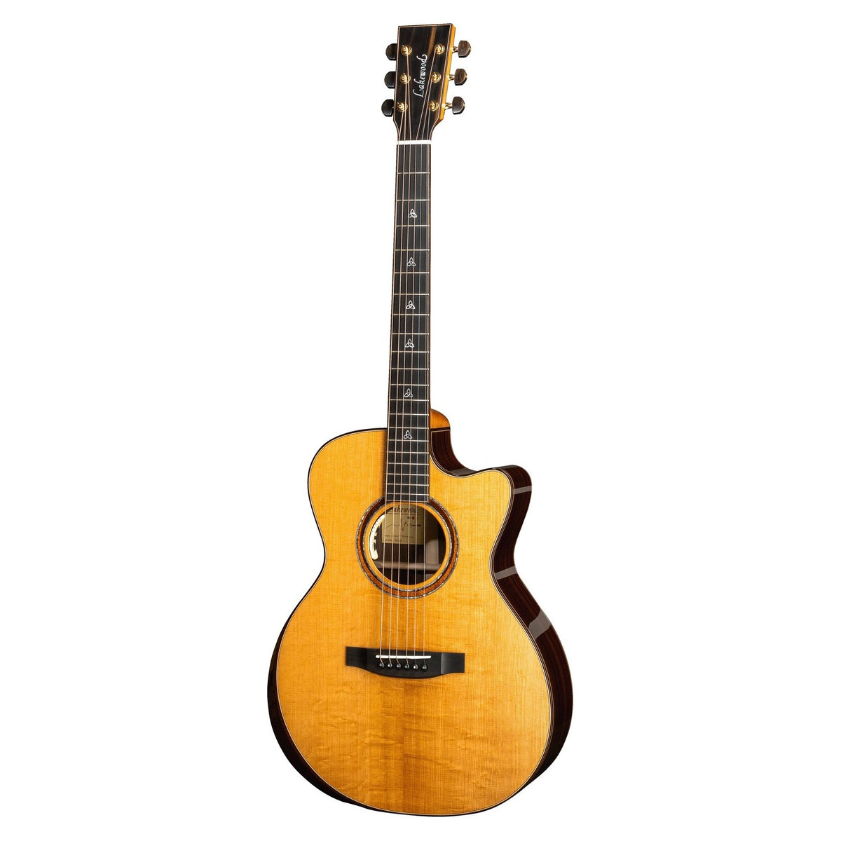 Đàn guitar acoustic Lakewood M-32 CP Premium màu Natural – mặt trước toàn thân