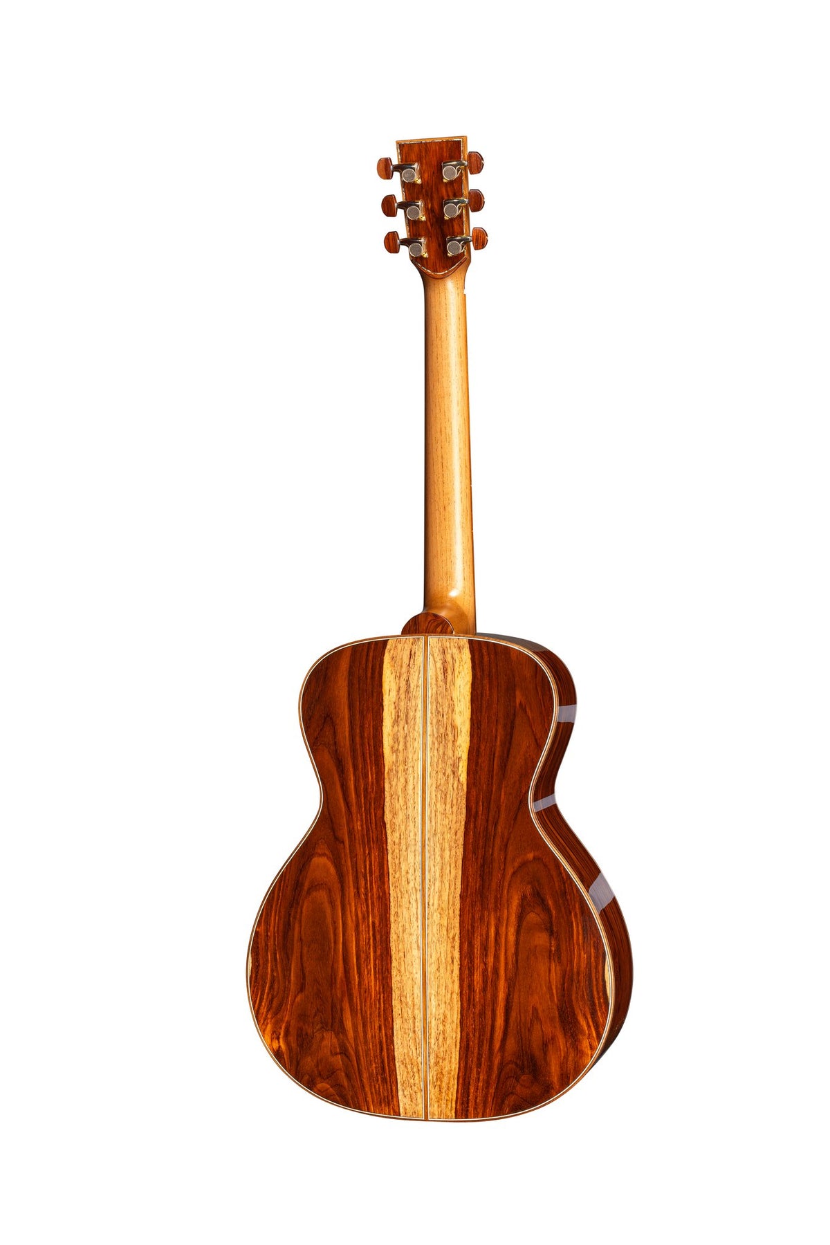 Đàn guitar acoustic Lakewood M-53 Premium Aura màu Natural – mặt lưng toàn thân